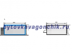 Бытовка для дачи 5м